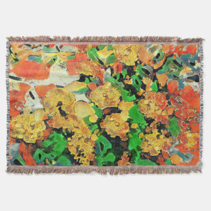 Retro olieverfschilderij: Van Gogh Monet Deken