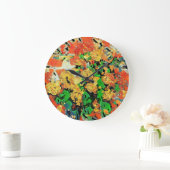 Retro olieverfschilderij: Van Gogh Monet Grote Klok (Huis)