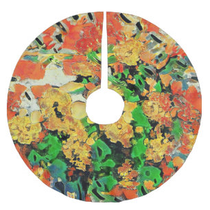 Retro olieverfschilderij: Van Gogh Monet Kerstboom Rok