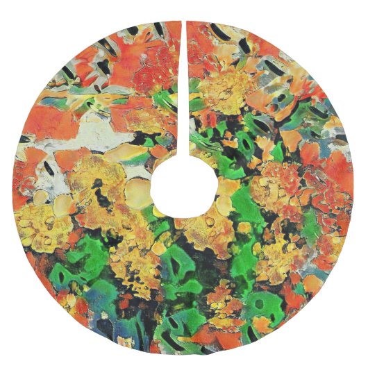 Retro olieverfschilderij: Van Gogh Monet Kerstboom Rok (Voorkant)