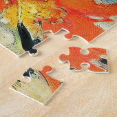 Retro olieverfschilderij: Van Gogh Monet Legpuzzel (Zijkant)