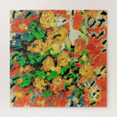 Retro olieverfschilderij: Van Gogh Monet Legpuzzel (Horizontaal)