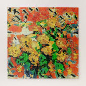 Retro olieverfschilderij: Van Gogh Monet Legpuzzel (Verticaal)