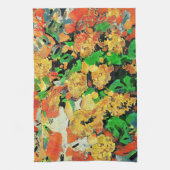 Retro olieverfschilderij: Van Gogh Monet Theedoek (Verticaal)