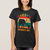 Retro Olifant Papa Papa's 1e Vader's D T-shirt (Voorkant)