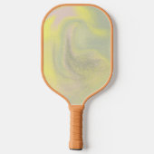 Retro Olijfsorbet Monogram Modern Gepersonaliseerd Pickleball Paddle (Achterkant)
