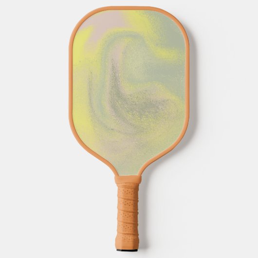 Retro Olijfsorbet Monogram Modern Gepersonaliseerd Pickleball Paddle (Achterkant)