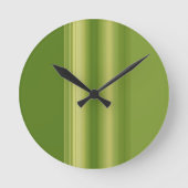 Retro Olive Green Wall klok (Voorkant)