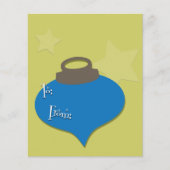 Retro Olive Kerstmis Flyer (Voorkant)