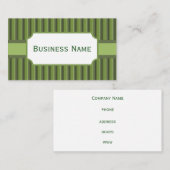 Retro Olive Visitekaartje (Voorkant / Achterkant)