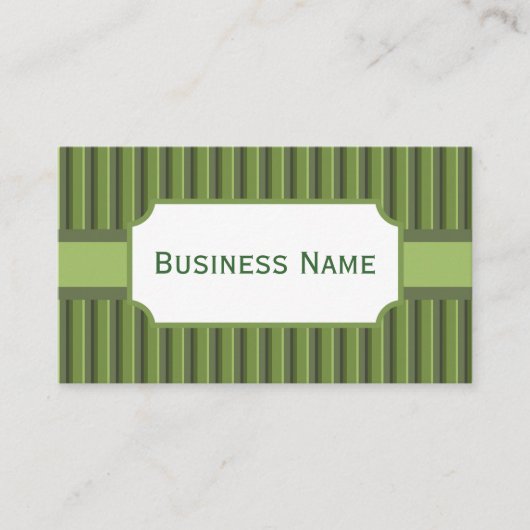 Retro Olive Visitekaartje (Voorkant)