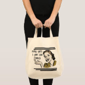 Retro Oma Tshirts en Gifts Tote Bag (Voorkant (product))
