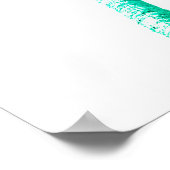 Retro  Ombre Pop Art Los Angeles Print (Hoek)