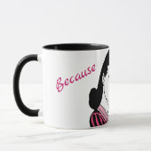 Retro omdat ik de moeder ben mok (Links)