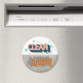 Retro omkeerbare afwasmachine met schone rommel magneet (Insitu (Vaatwasser))