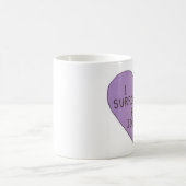 Retro 'omringd door biots' Mok van de nieuwloopgra (Center)