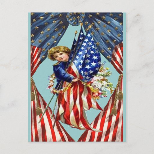 Retro Onafhankelijkheid en Vrijheid, ZSSG Briefkaart (Voorkant)