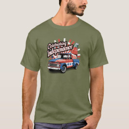Retro Onafhankelijkheidsviering T-shirt