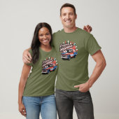 Retro Onafhankelijkheidsviering T-shirt (Unisex)