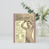 Retro Onderkleding Adverteren Briefkaart (Staand voorkant)