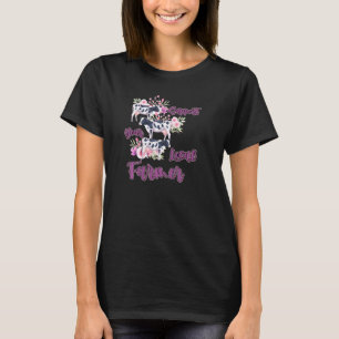 Retro Ondersteun Uw Lokale Boeren Boerderijdieren T-shirt