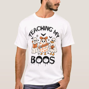 Retro onderwijs geven aan mijn boosdoeners Hallowe T-shirt