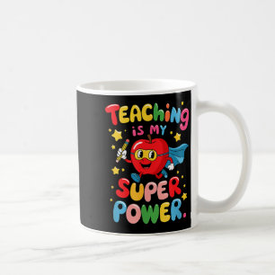 Retro onderwijs is superpower lerarenwaardering koffiemok