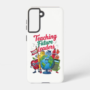 Retro onderwijs toekomstige leiders leraar school samsung galaxy hoesje