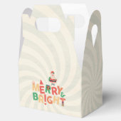 Retro ondeugende Kerstman Bedankdoosjes (Geopend)