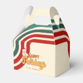 Retro ondeugende Kerstman Bedankdoosjes (Voorkant Zijde)