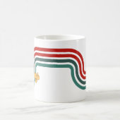 Retro ondeugende Kerstman Koffiemok (Center)