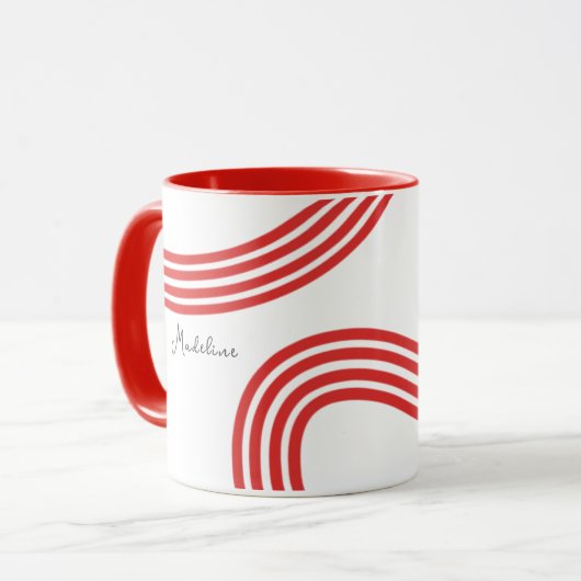 Retro ondeugende Sinterklaas Mok (Voorkant links)