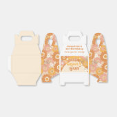 Retro One groovy baby jarig Bedankdoosjes (Uitgevouwen)