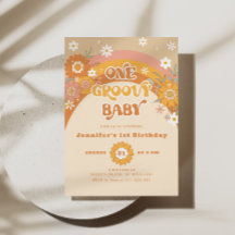 Retro One groovy baby jarig