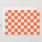 Retro One Happy Babe Photo First Birthday Kaart (Achterkant)