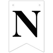 Retro One Happy Dude Smile Face Boy 1st Birthday Vlaggetjes (Derde vlag)