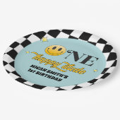 Retro One Happy Dude Verjaardagspapier Bord (Gekanteld)