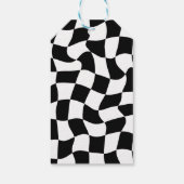 Retro One Happy guy First Birthday Dank je Label Cadeaulabel (Achterkant)