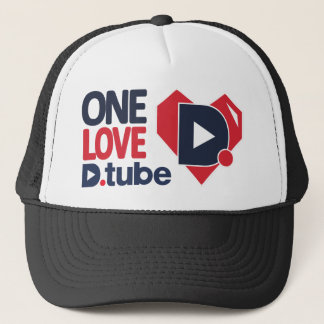 Retro ONE LOVE D.Tube Color Trucker Hat Pet
