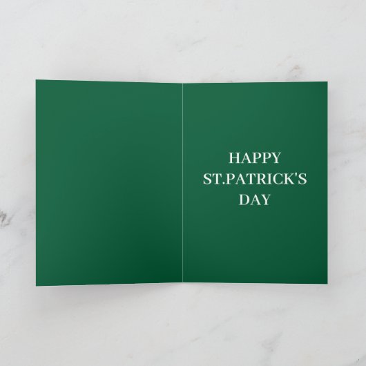 Retro One Lucky Granddochter St. Patrick's Day Kaart (Binnen)