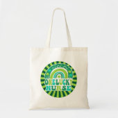 Retro One Lucky Nurse St. Patrick's Day Tote Bag (Voorkant)