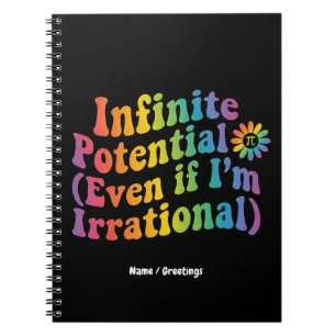 Retro Oneindig Potentieel Irrationele Pi-dag Wisku Notitieboek