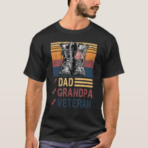 Retro ons veterandag op vliegveld t-shirt