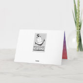 retro onthaal aan boord van fotokaart kaart (Achterkant)