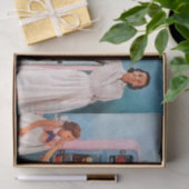 retro ontkoppelingsvrouw keuken tissuepapier (Geschenk)