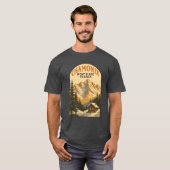 Retro ontsnapping naar Chamonix Mont Blanc T-shirt (Voorkant volledig)