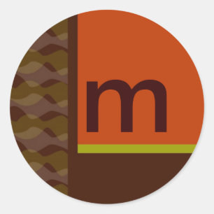 Retro ontwerp aanpasbare stickers