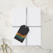 Retro ontwerp cadeautags uit 1975 cadeaulabel (Met Touw)