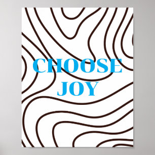 Retro ontwerp, Choose Joy Poster