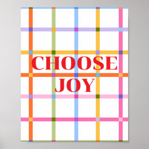 Retro ontwerp, Choose Joy Poster